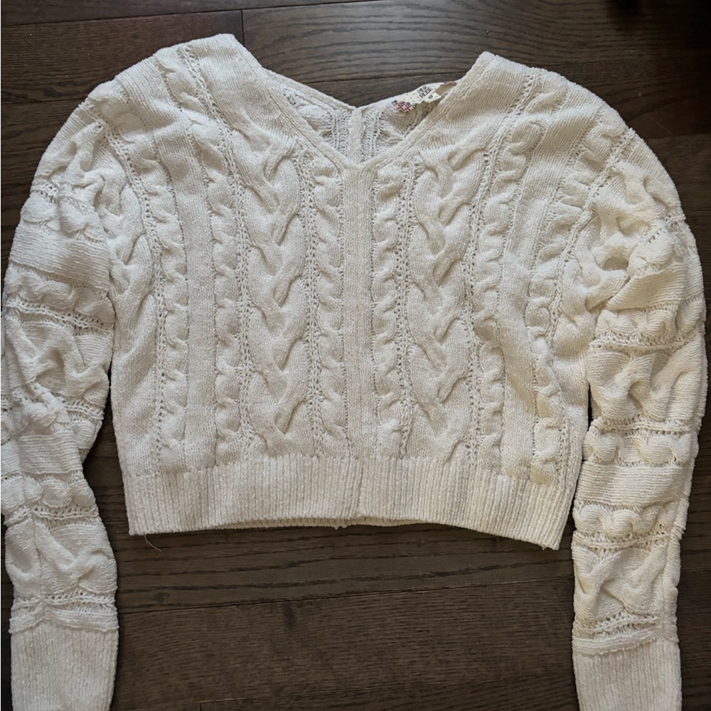 Pink rose sweater